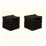 chiffons microfibre Noir 20 pcs 010