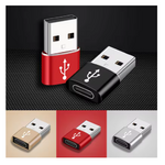 adaptateur usb vers usb-c duo noir et rouge 001