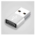 adaptateur usb vers usb-c argenté 007
