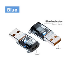 adaptateur usb vers usb-c otg 01 bleu