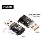 adaptateur usb vers usb-c noir usb 001