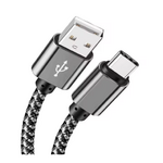 cable usb a vers usb c gris foncé 005