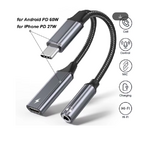 adaptateur jack usb c gris 2 en 1 001