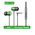 écouteurs prise jack Vert hifi 04125