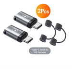 adaptateur lightning vers usb c gris duo 4125