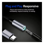 adaptateur jack usb c gris 1452
