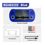console de jeux portable bleu rétro game 001