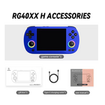 console de jeux portable bleu rétro game 004