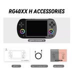 console de jeux portable noir rétro game 001