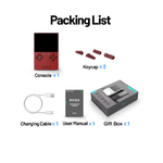 consoles de jeux portable rouge gaming 8523