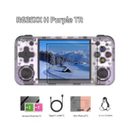 consoles de jeux portable violet transparent game 001