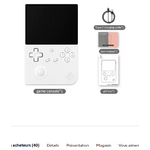 consoles de jeux portable blanc game 042