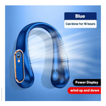ventilateur de cou bleu portable 001