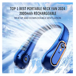ventilateur de cou bleu foncé 001