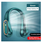 ventilateur de cou vert et or 012