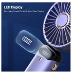 ventilateur rechargeable usb violet bleu 001