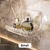 etagere douche salle de bain transparent petit