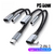 adaptateur usb c duo jack usb gris et noir