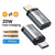 adaptateur lightning vers usb c gris foncé ihpone 001