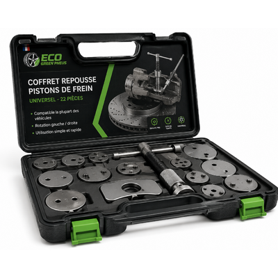 Coffret repousse-pistons de frein universel 22 pièces
