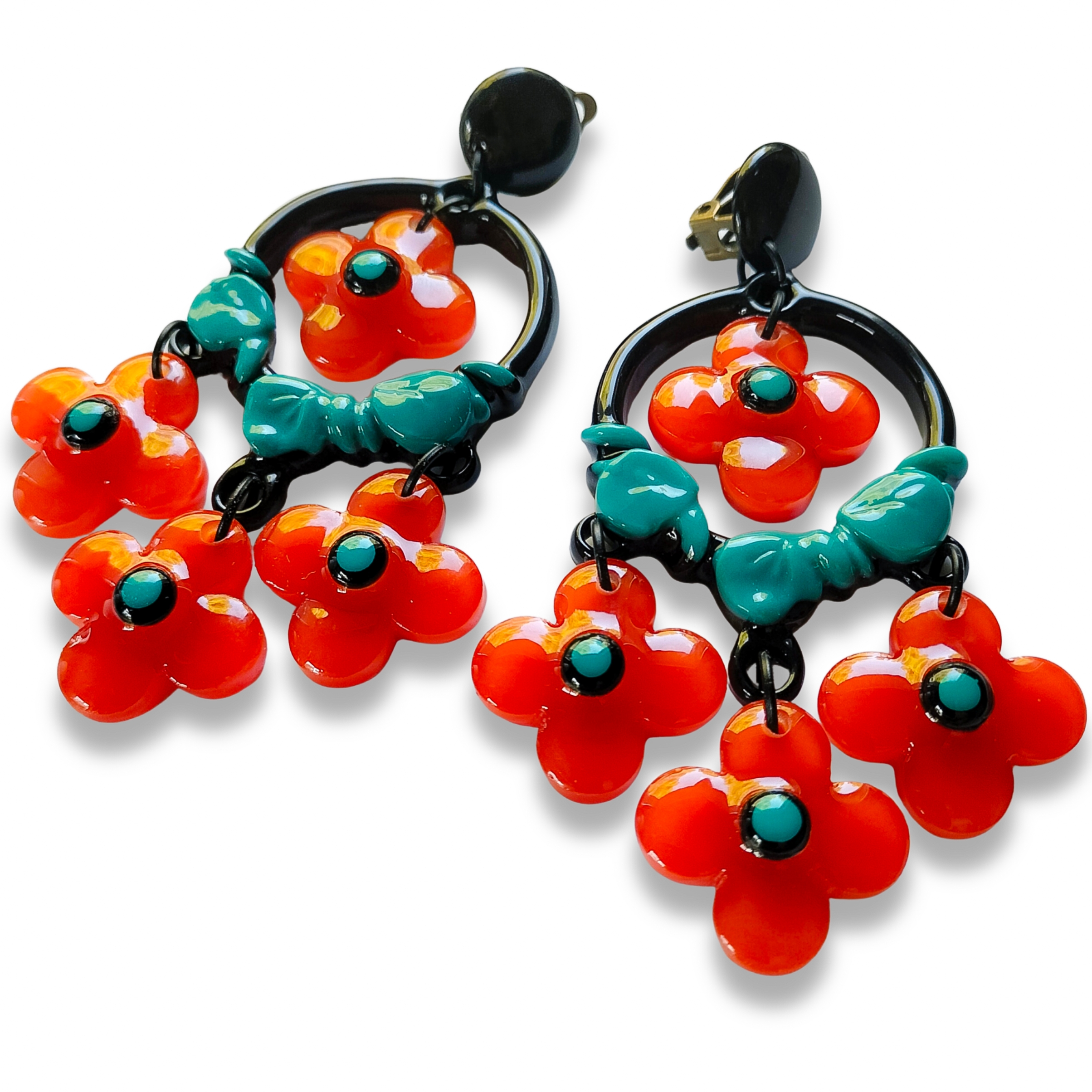Boucles-d-oreilles-xl-turquoises-fleurs-oranges-