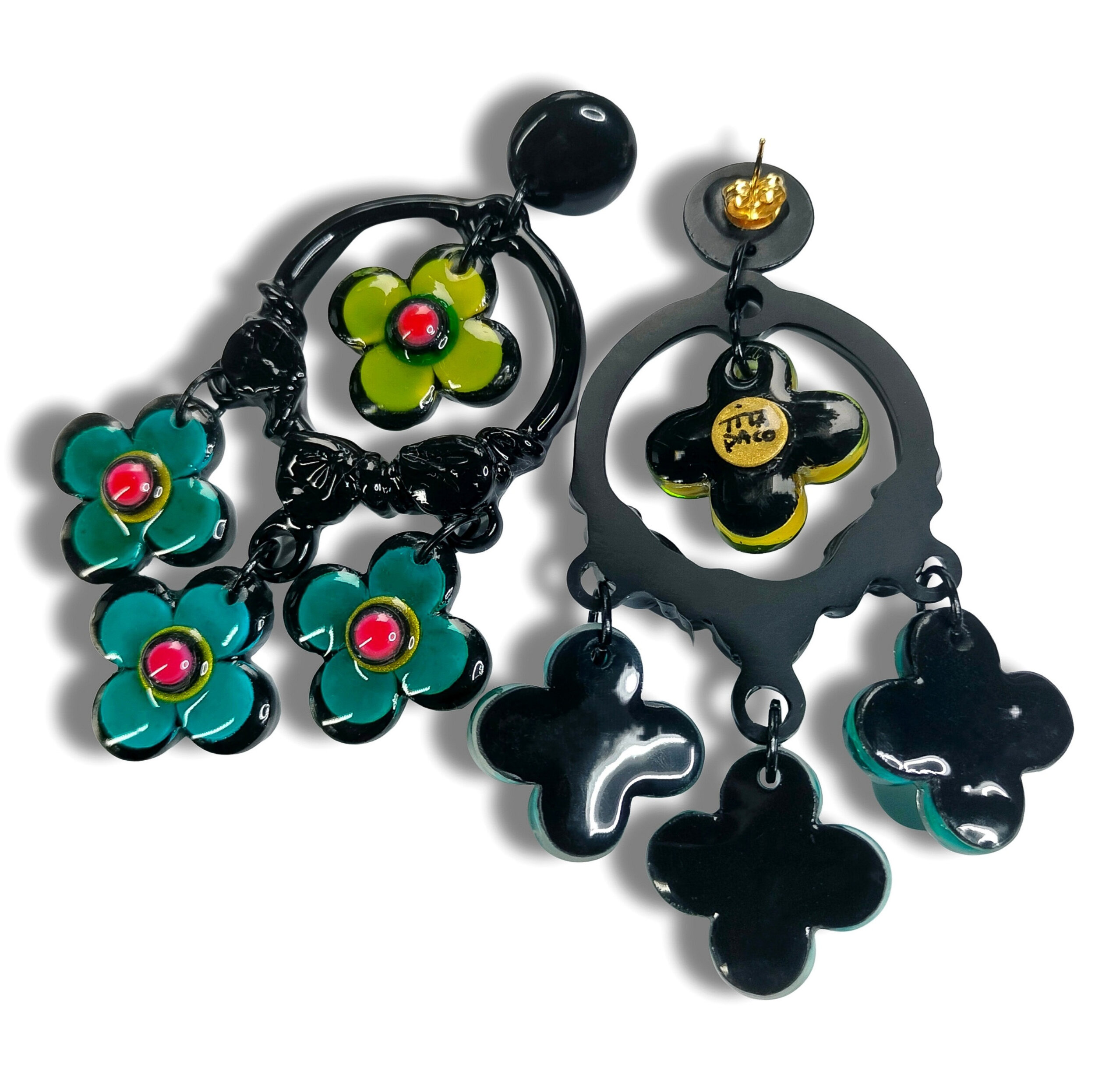 Boucles-oreilles-grandes-fleurs-turquoise-vertes-2