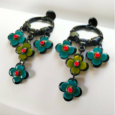 Boucles-oreilles-fleurs-turquoise-vertes-xxl-4