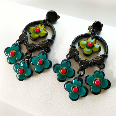 Boucles-oreilles-grandes-fleurs-turquoise-vertes-8 (1)