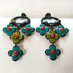 Boucles-oreilles-fleurs-turquoise-vertes-xxl-5