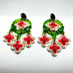 Boucles-oreilles-creoles-vertes-fleurs-orange-9