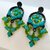 Boucles-oreilles-grandes-fleur-oiseaux-vert-bleu-7