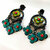 Boucles-oreilles-grandes-fleur-turquoise-verte-11