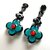 Boucles-oreilles-moyennes-fleurs-turquoise-2