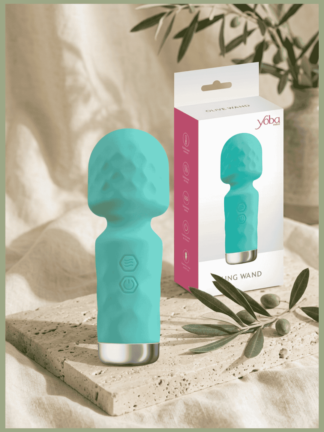 Mini vibromasseur Wand vert