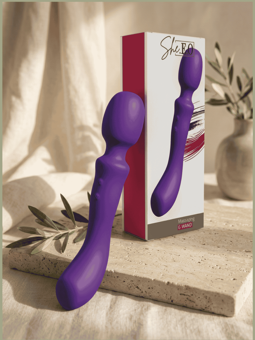 Vibromasseur wand 2 en 1