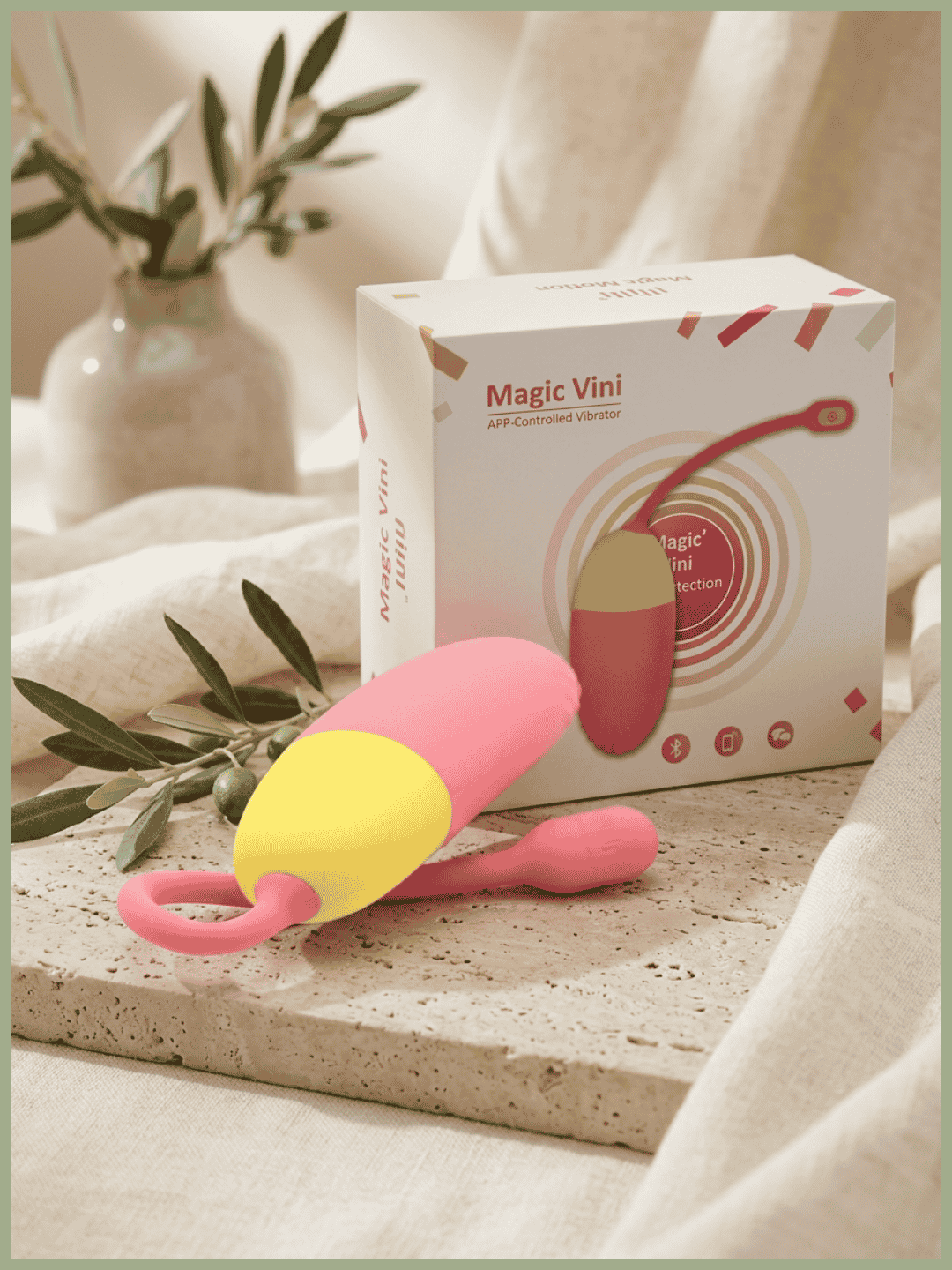 Oeuf vibrant connecté Magic Vini Orange