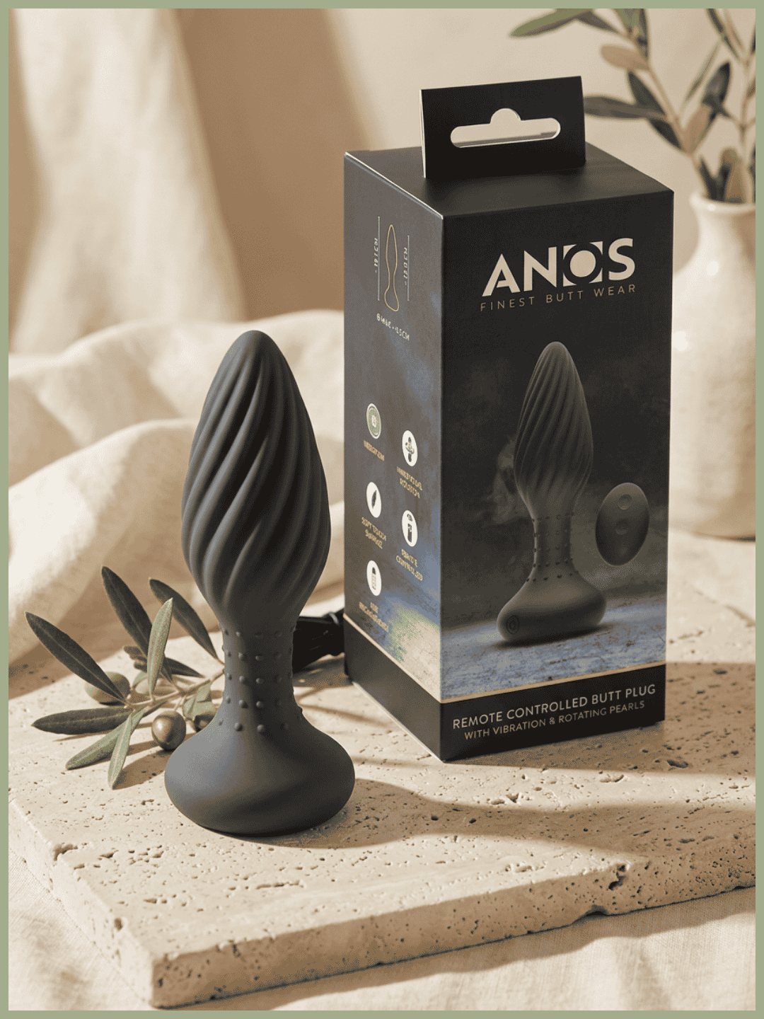 Plug anal vibrant et rotatif