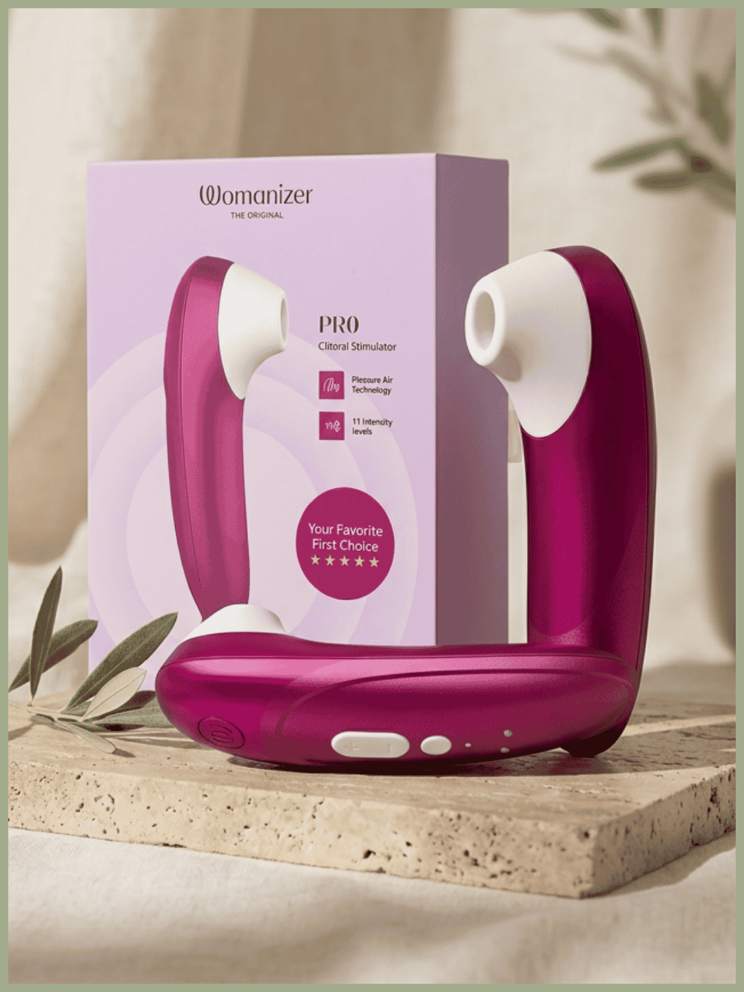 Stimulateur clitoridien Womanizer Pro rose