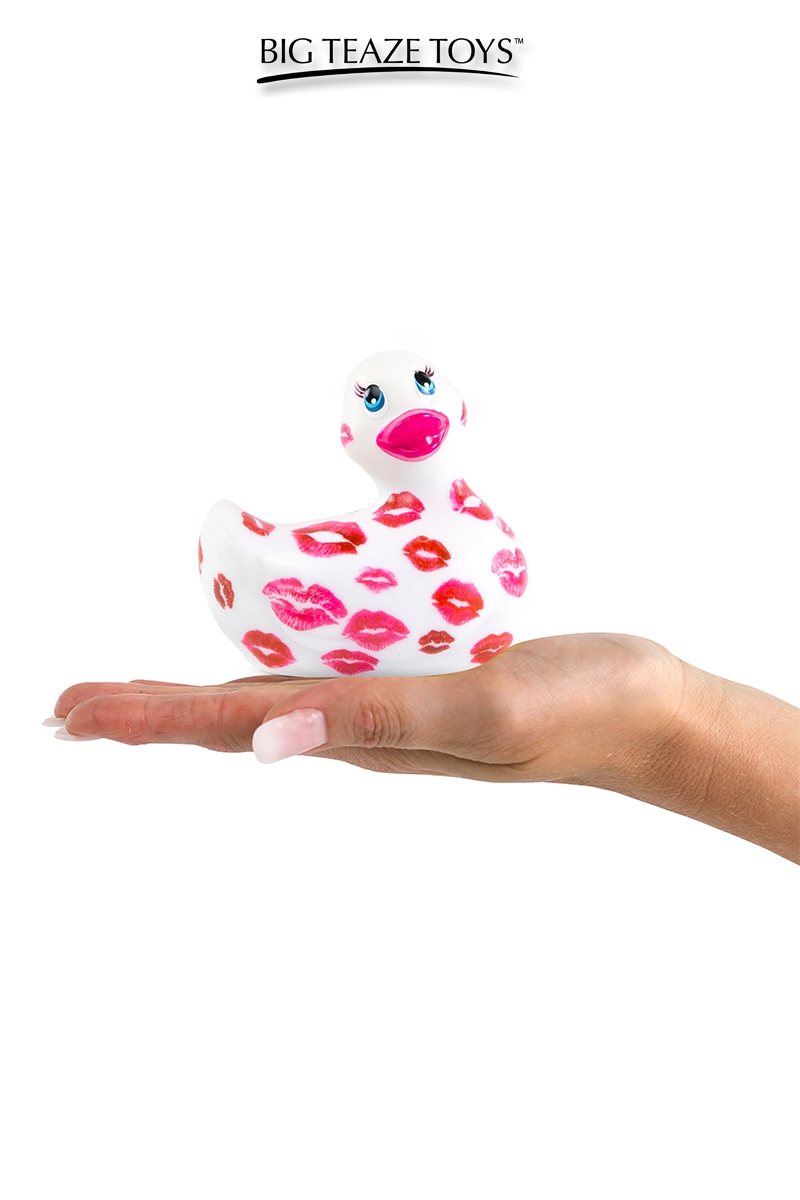 Mini Canard Vibrant Romance blanc et rose