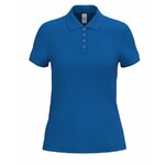 polo femme bleu ciel toptex