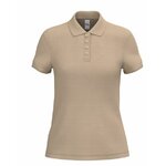 polo femme marron clair toptex