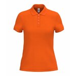 polo femme orange toptex