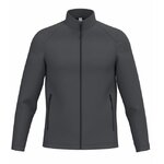 veste softshell 2 couches hommes gris