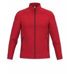veste softshell 2 couches hommes roouge
