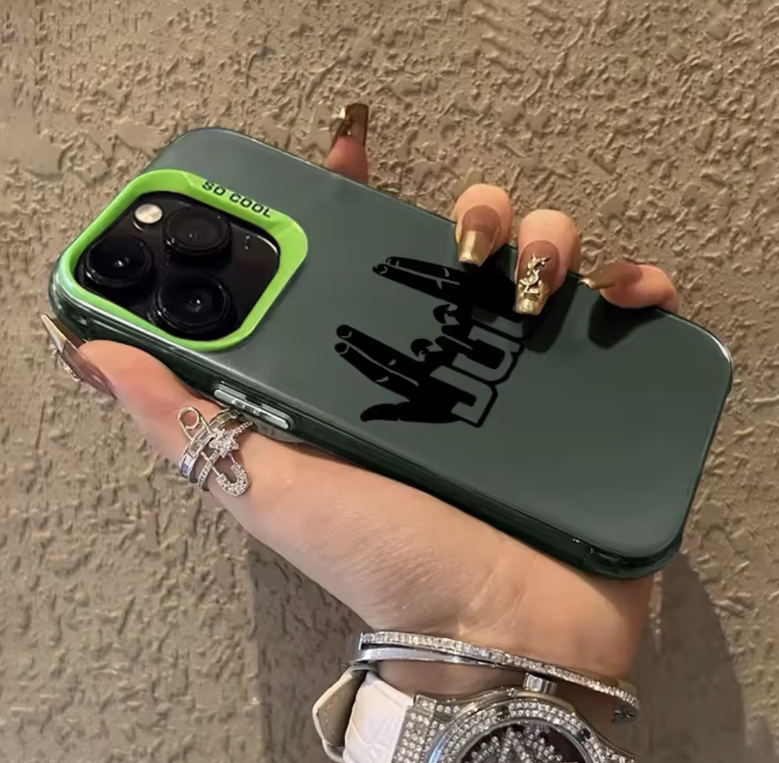 coque signe verte