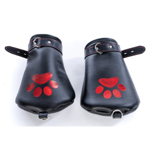 mitaines-dog-paw-noir-rouge
