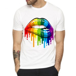 t-shirt-rainbow-lips-blanc