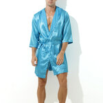 peignoir-effet-satine-long-slit-bleu-turquoise