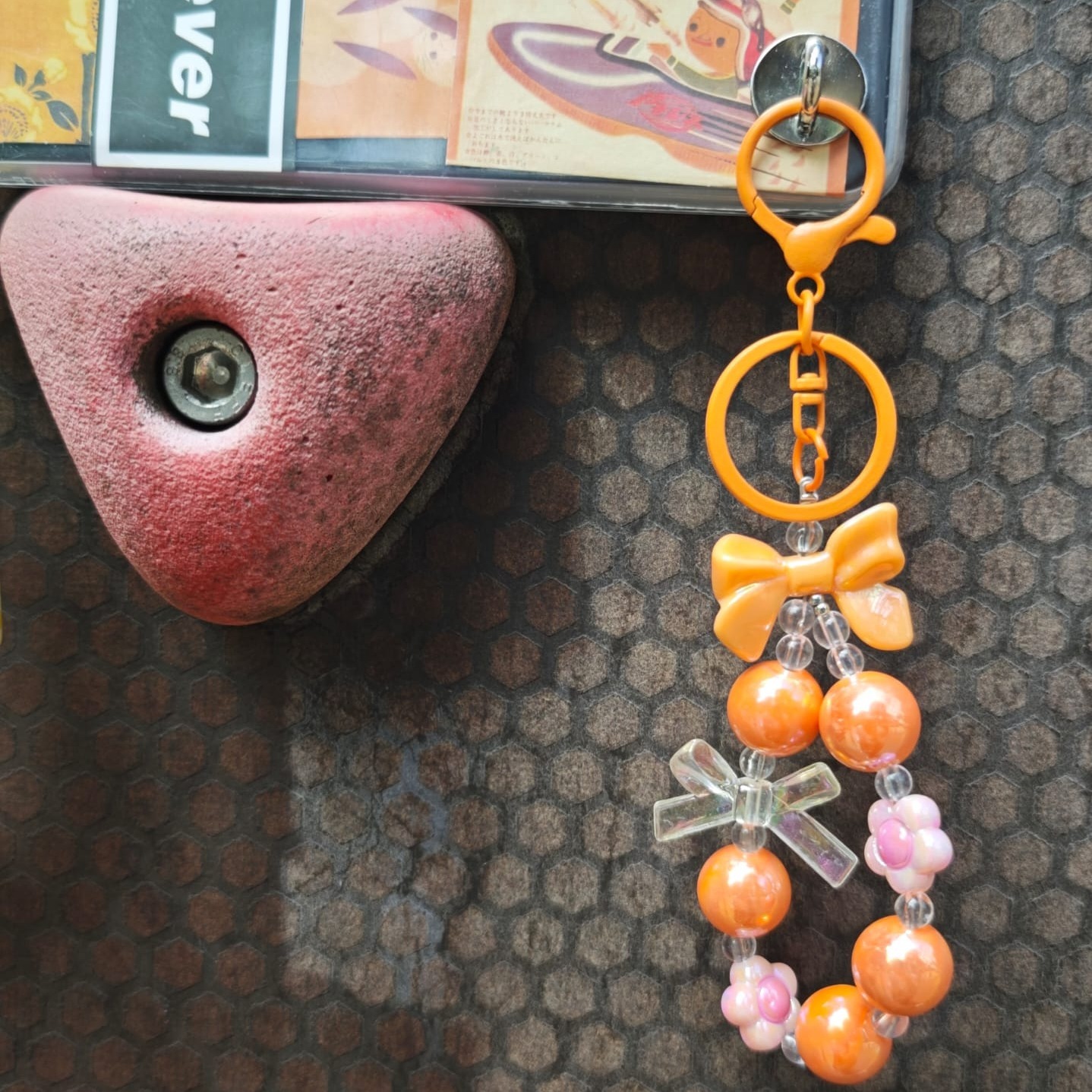 accessoire pour sac sweet orange