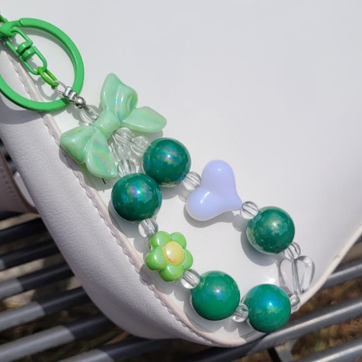 accessoire pour sac sweet vert